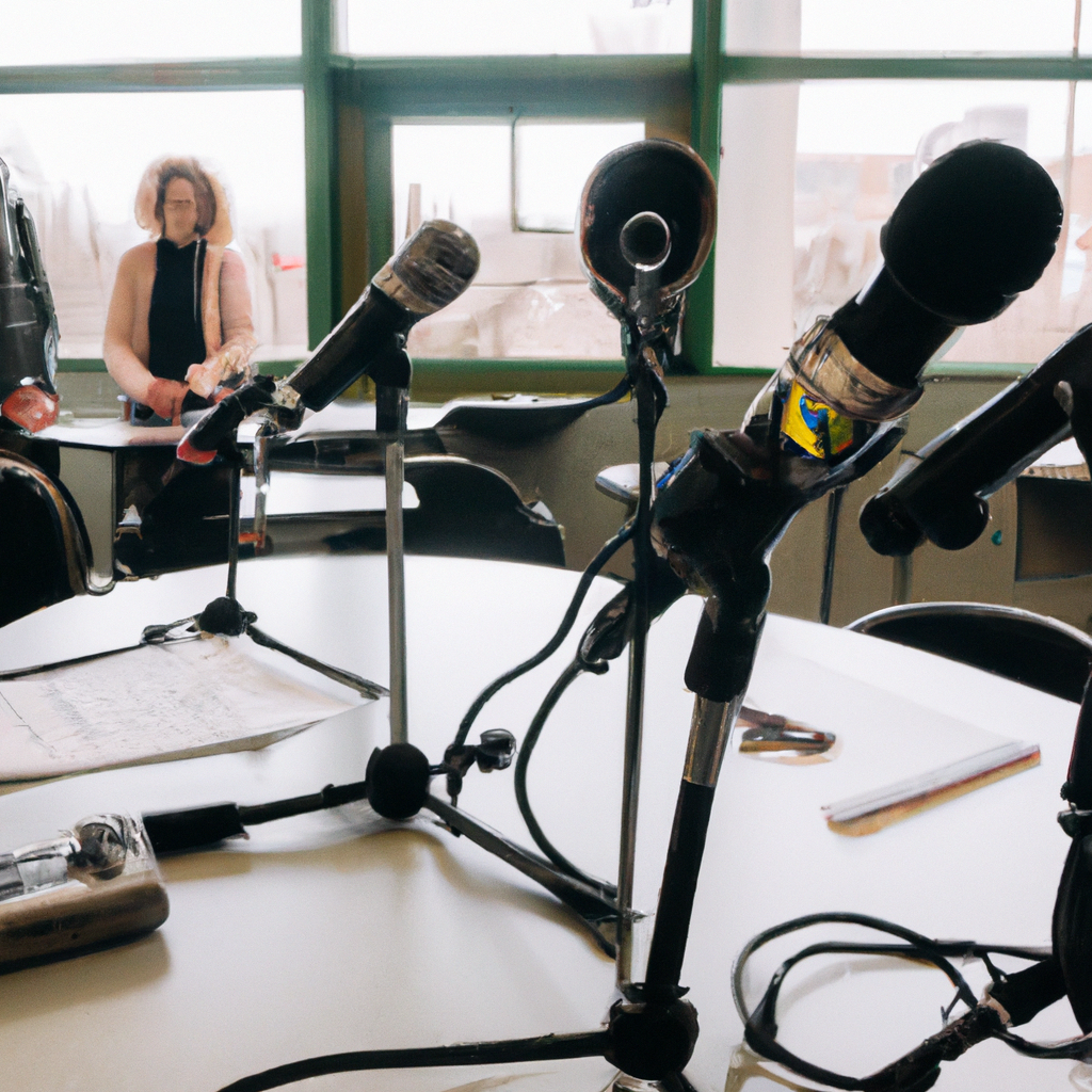 Diverse Canadian storytellers workshopping interviews in a sunlit classroom